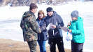 Вместе с папой на рыбалку!